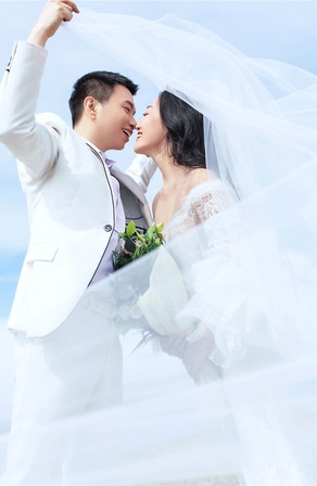 最近客片--青海湖飘纱