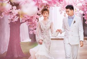 精灵樱梦-客照 西安婚纱照哪家好