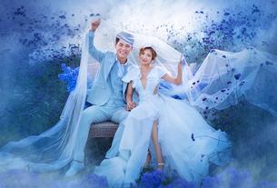 蓝调情怀-客照 蒙娜丽莎婚纱摄影