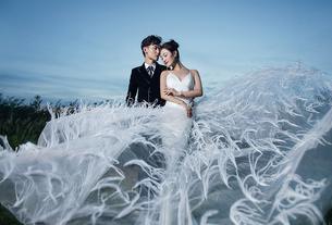 云湖轻纱-客照 西安婚纱照价格