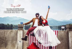 可乐爱情-客照  西安婚纱照价格