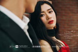 绯红佳丽—时尚旅拍风 西安婚纱摄影前十名