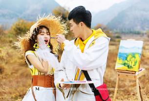 色彩青春-清新文艺旅拍风 西安婚纱照价格