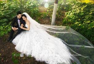 轻羽飞纱-梦幻森系高定风 西安婚纱照哪家好