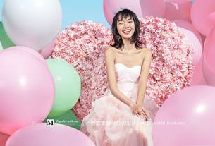 清甜公主-明星同款清新系列 西安婚纱摄影前十名